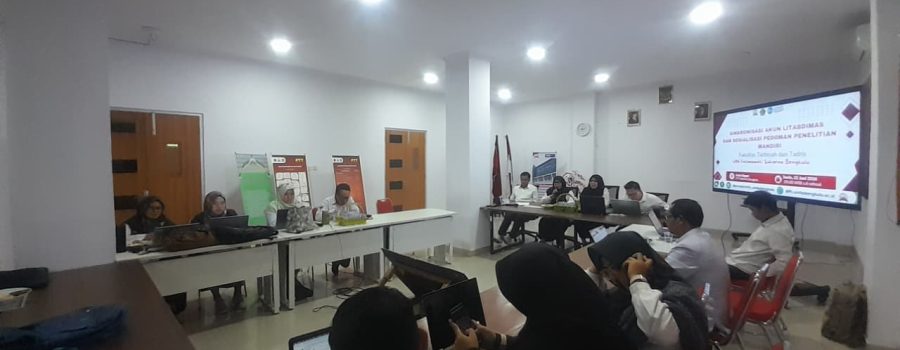 Penguatan Tata Kelola Penelitian: FTT Selenggarakan Sinkronisasi Litapdimas–SINTA dan Sosialisasi Pedoman Penelitian Kelompok Riset