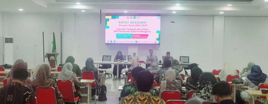 Rapat Akademik Bersama Dosen Luar Biasa, FTT UINFAS Bengkulu Matangkan Kesiapan Perkuliahan Semester Ganjil 2026/2027